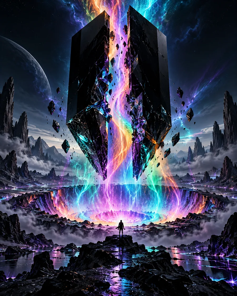 Obsidian Rift original cosmic game artwork